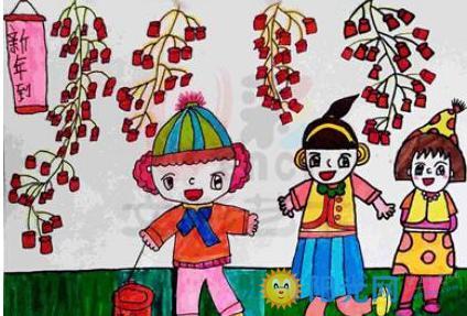 画春节的图画3