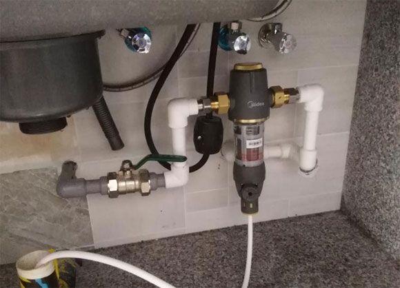 小流量的前置过滤器,安装后家里的水压会比装之前小,一般来说,选择3t