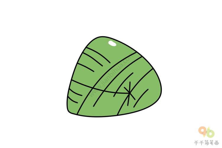端午节食物粽子简笔画
