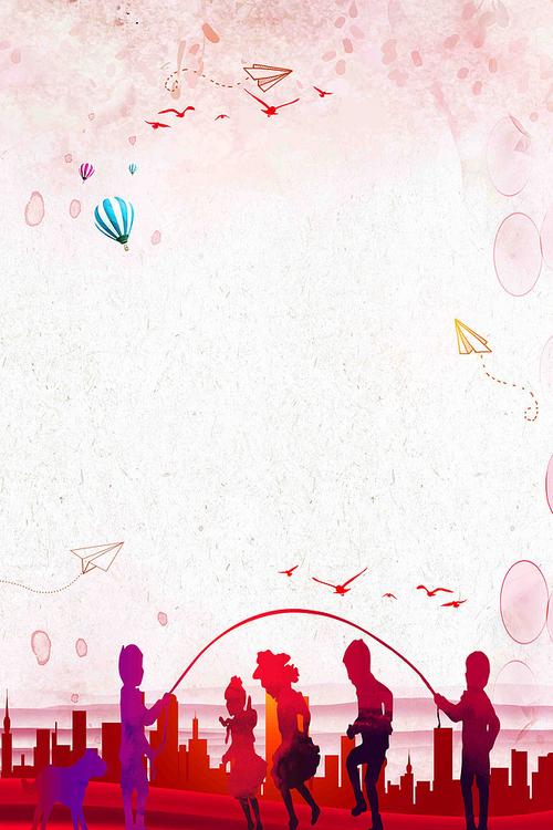 关爱未成年留守儿童健康成长公益海报图片背景素材,_.