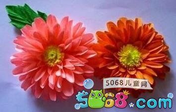 逼真的折纸菊花