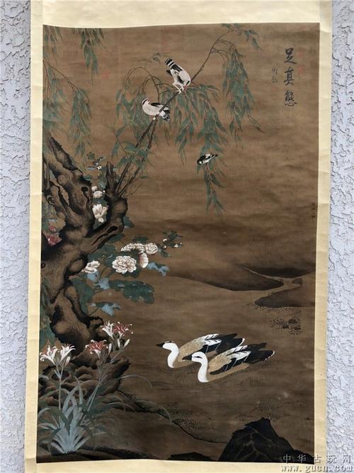 王若水花鸟作品