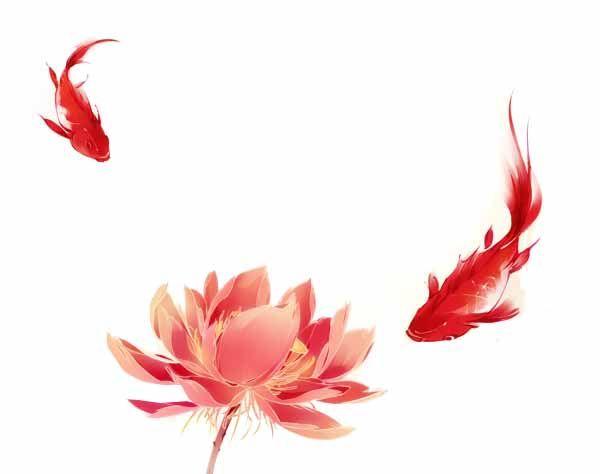 com #中国复古风##仙侠风##工笔画# 桃花 花卉 png素材 #免抠ps# 后期