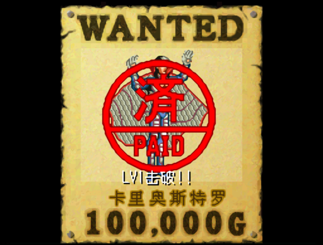 赏金首no.13 卡里奥斯特罗