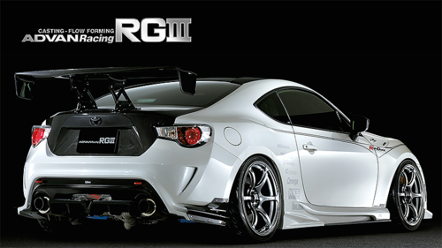 日本原装 advan rg3 轻量化轮毂 轮毂改装 5x112 5x114.3 5x120