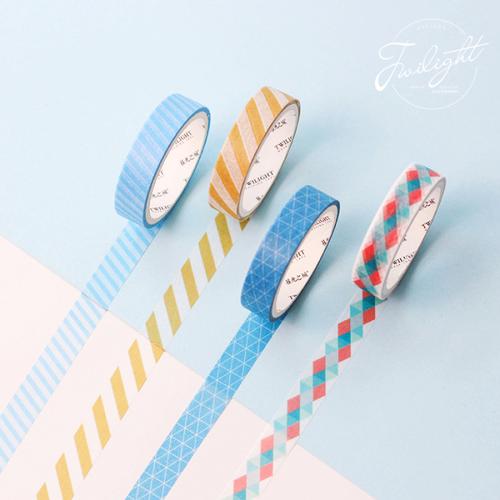 盐系基础款装饰和纸胶带 diy计划本整卷套装彩色小清新手帐拼贴画