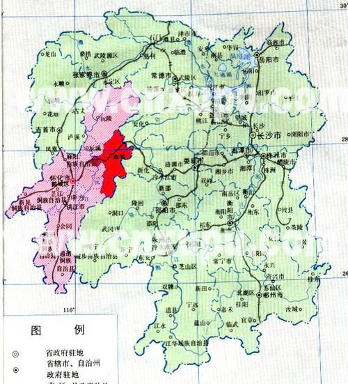 溆浦地图全图,溆浦地图高清版下载 - 8264户外8264.com