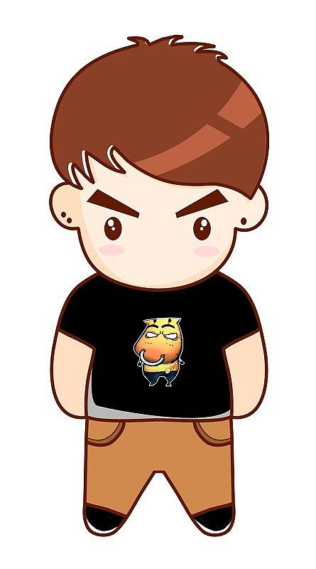 我的自画像卡通简笔画