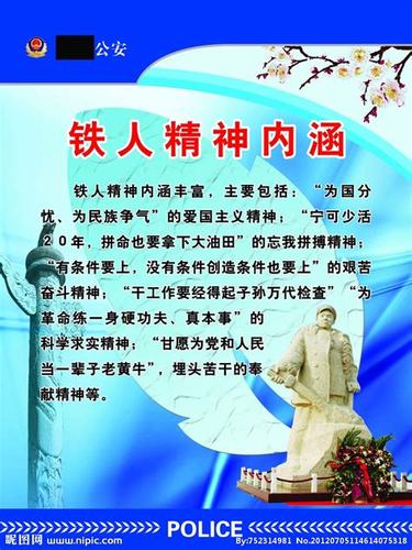 大庆精神铁人精神清晰手抄报 铁人精神手抄报