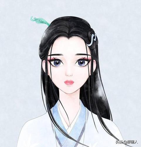 原画人插画教程白蛇缘起小白的水墨画法