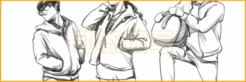 画动态速写的目的主要是为了把握人物的动态以及人物的基本特征,一般