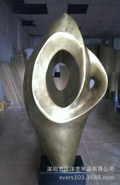 黄铜雕塑 黄铜锻造雕塑 抽象雕塑摆件 深圳不锈钢雕塑