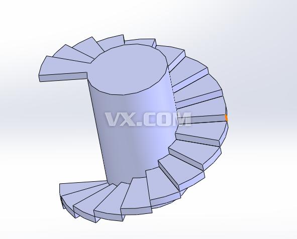 旋转楼梯简笔画卡通