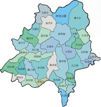 旺苍县行政区划图