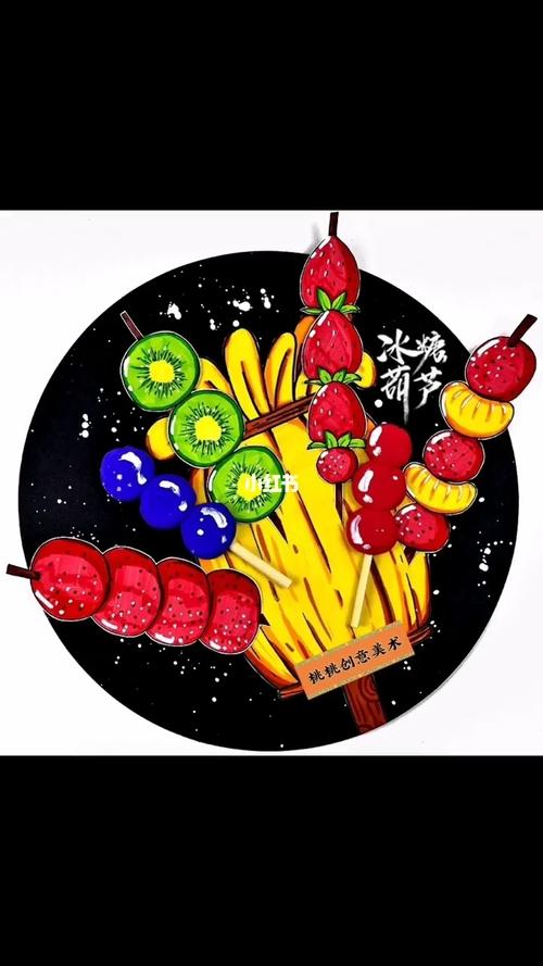 创意美术课件《冰糖葫芦》_美术_创意美术_文化_绘画