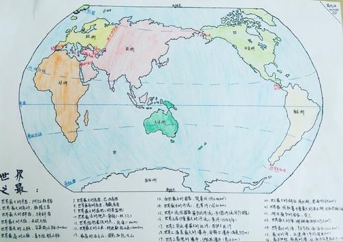以大洲为主题的地理手抄报 爱为主题的手抄报