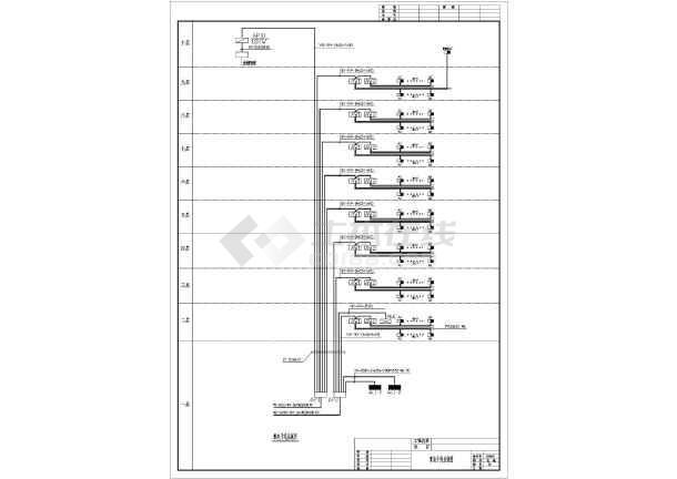 某地上九层学生宿舍电气图(共14张图纸)