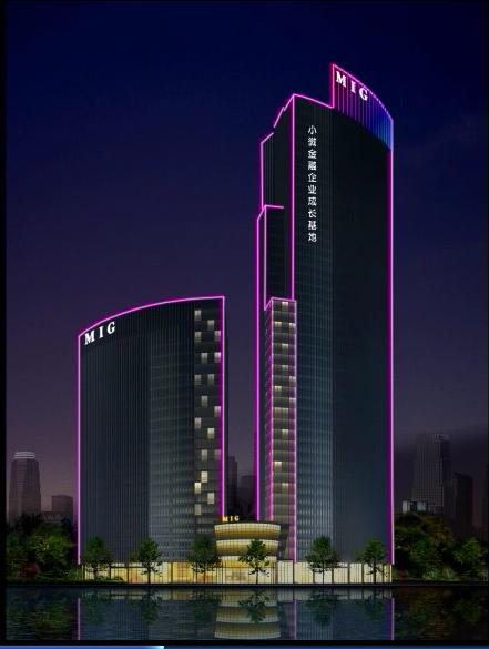 led灯条显示屏—应用于天津金唐大厦楼体灯光亮化工程