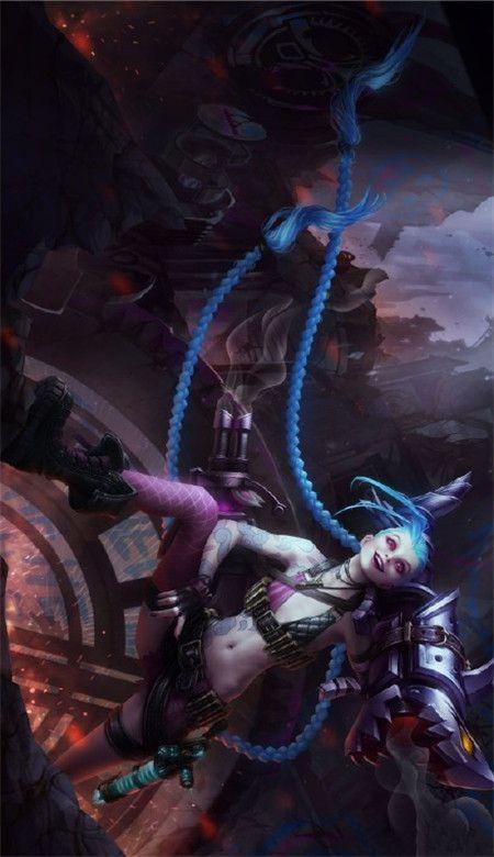 lol金克丝手机壁纸高清无水印_英雄联盟金克丝图片2021