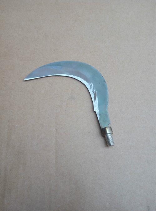 厂家直销镰刀 台钓配件 割草不锈钢弯月镰刀 渔具用品 垂钓配件