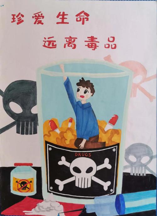 【禁毒宣传】小手拉大手·童心画禁毒