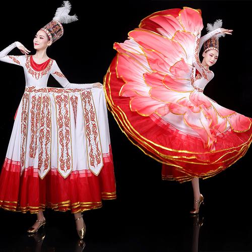 新疆舞蹈服装演出服女大摆裙