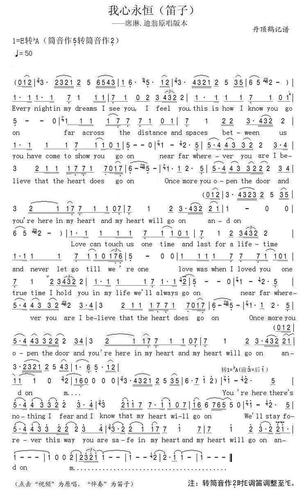 《我心永恒》——《泰坦尼克号》的主题曲,让我们一起