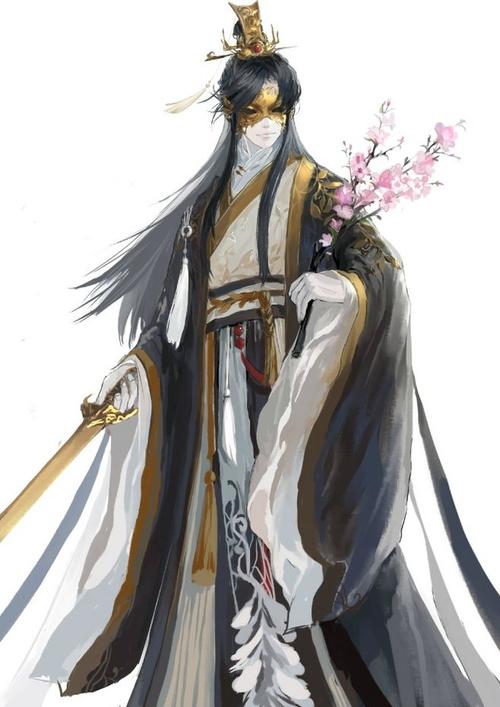 天官赐福# #谢怜# 【太子乐神】衣服画的特别放飞所以细节啥的都是