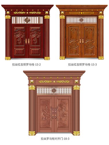农村自建房别墅大门进户门 不锈钢庭院门双开入户防盗
