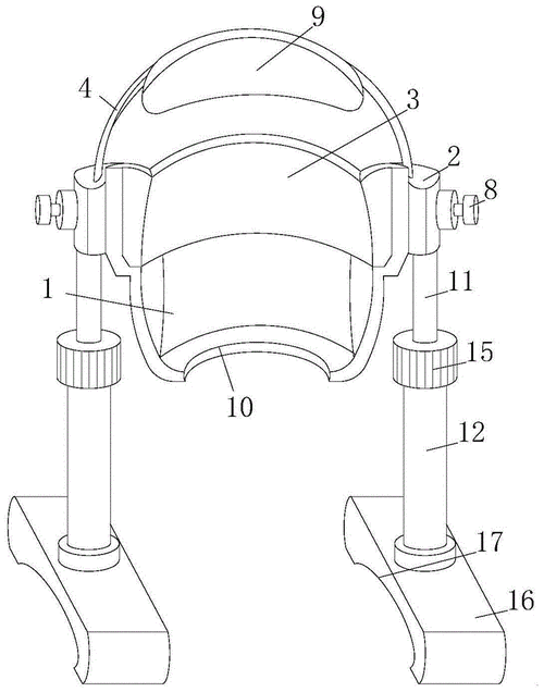 一种用于头部的保护性约束护具的制作方法