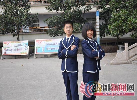 临沂十二中打响校服革命"第一枪" 学生自己选出