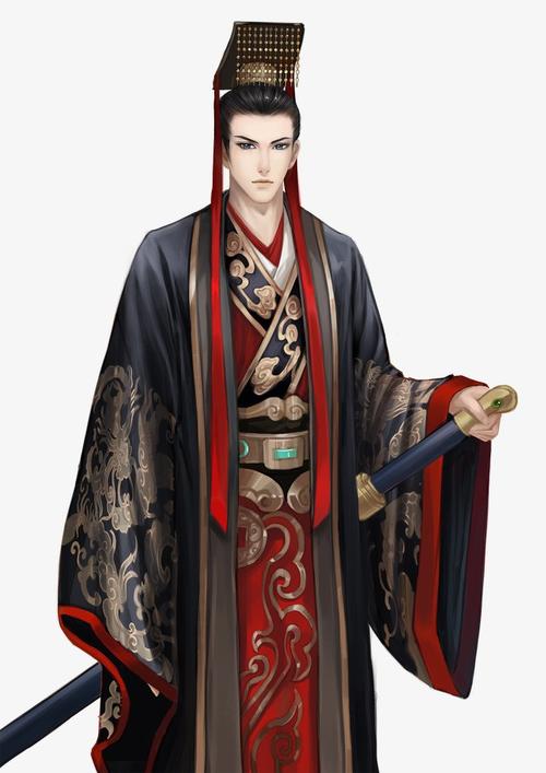 搜图中国提供独家原创黑衣霸气帝王古风手绘下载,此素材图片已被下载