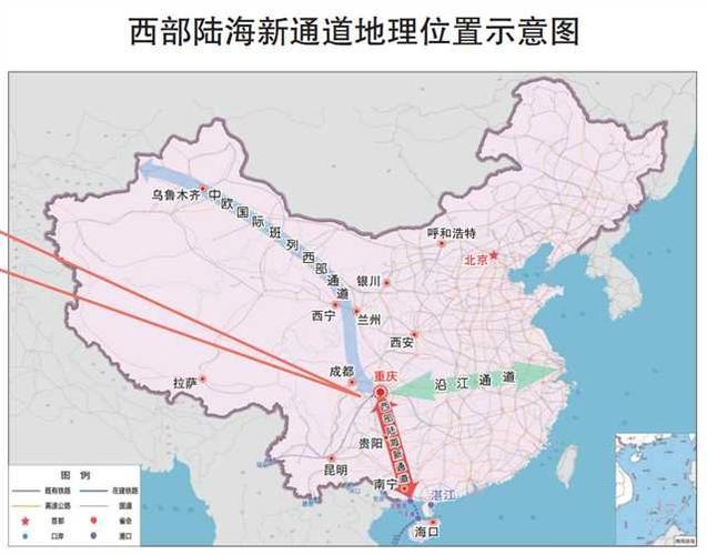 这是通道形成"13 1"共建机制后,西部12省区市,海南省,广东省湛江市