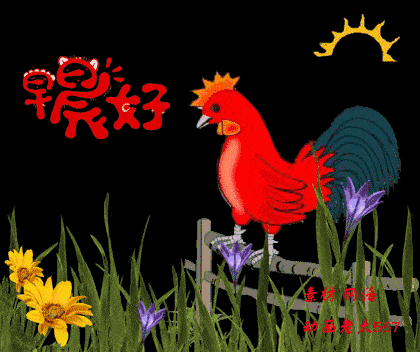 新版温馨早上好祝福语动态表情图片美到心里的早上好动画问候图片