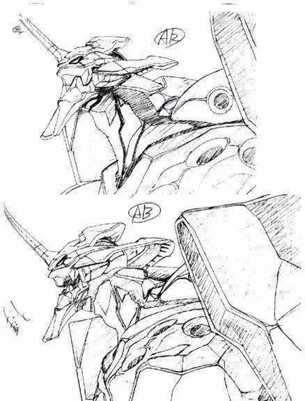 的万能人形决定性武器"eva"和神秘敌人"使徒"攻击城市之间的战斗故事