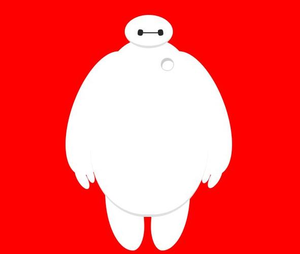 纯css 实现大白