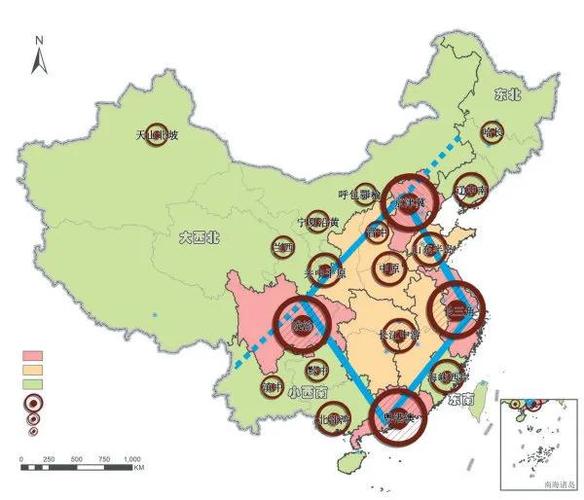 在我国城市群规模等级,发展模式,空间组织,资源环境承载力"四个专项"