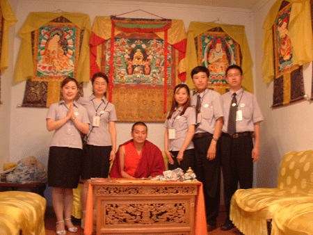 拜见阜新瑞应寺活佛