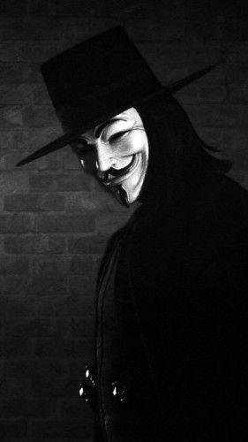 v字仇杀队面具手机壁纸 640x1136