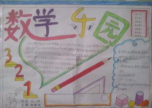 画数学乐园的手抄报 语文乐园手抄报