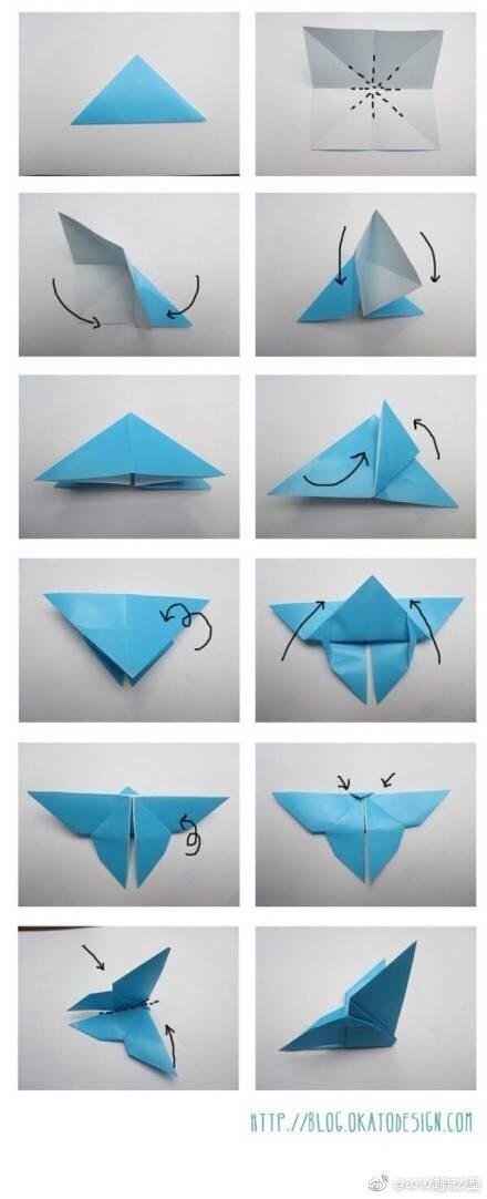 9款蝴蝶的折纸教程
