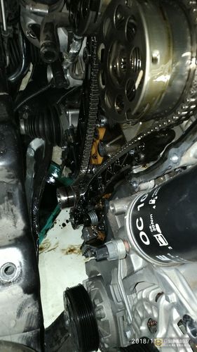 2016年款的h7修个发动机正时链条盖漏油费劲啊!