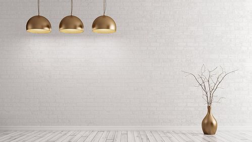 白色清新小资家居ppt背景图片