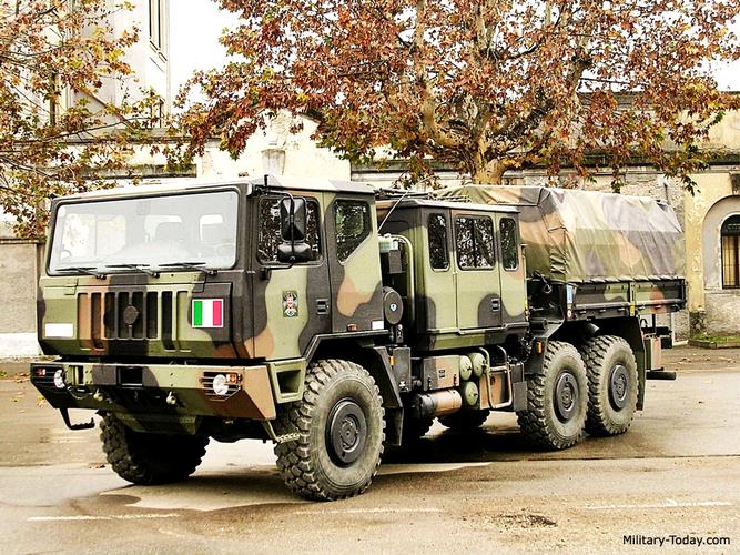 意大利国防军陆军依维柯m250军用工程车