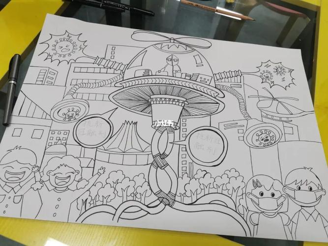 科幻画_空气净化器_科幻画_兴趣爱好_绘画