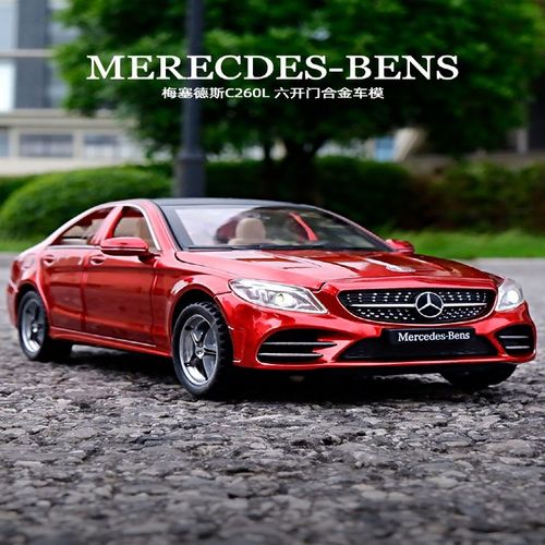 奔驰c260图片大全大图,奔驰c260新款 卡威仿真合金奔驰c260汽车模型车模摆件儿童小汽车声光玩具车男孩【2