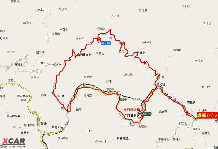 种草帖:乐西公路 路书.大家看看路书正确否?