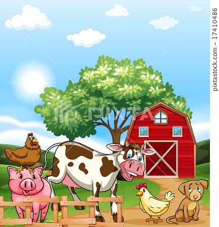 插图素材: farm animals