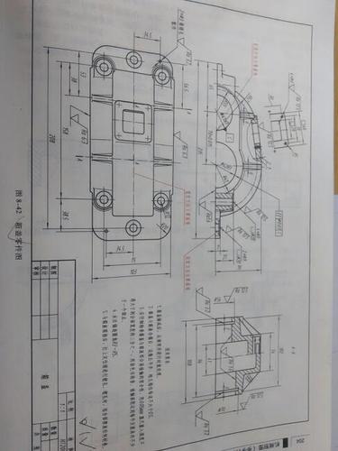 机械制图中的箱盖零件图没有尺寸标注的地方怎么画?