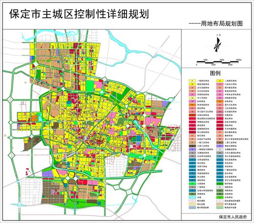 8月保定主城区规划图官方公示,回顾这些变化!